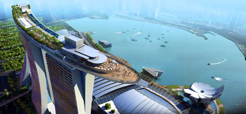 滨海湾金沙酒店:俯瞰全新加坡美景