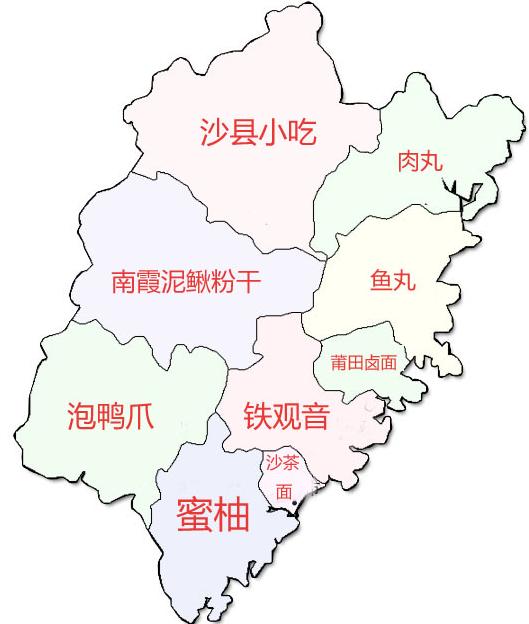 吃货眼中的中国美食地图