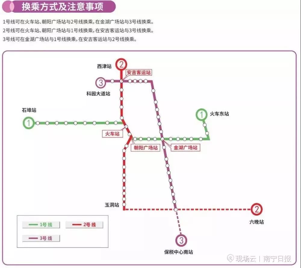 今天南宁地铁3号线试运营 不过这个站点暂未开放