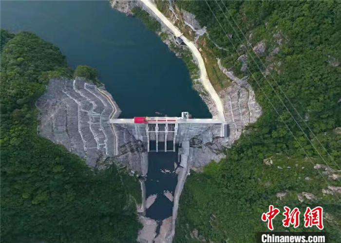 位于江西靖安县的洪屏抽水蓄能电站.图片来源:靖安县委宣传部供图.