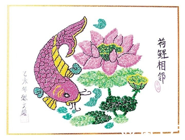 "点米成画"传统手工技艺项目入选南宁市非物质文化遗产
