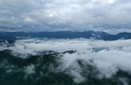 Cloud scenery over Dangjiu Village in Guangxi