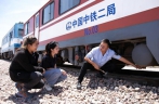 Pic story of trainee for China-Laos railway train driver