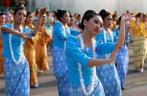 Myanmar’s traditional water festival kicks off