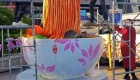 柳州火车站建螺蛳粉雕塑  网友：用不锈钢碗才有灵魂