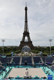 巴黎奥运会丨沙滩排球——筹备开赛