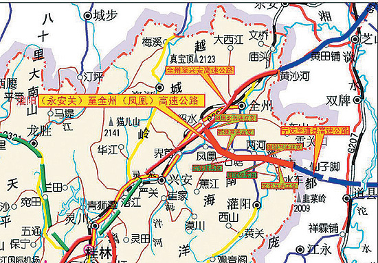 广西将新添一条红色高速 将建灌阳至凤凰高速路