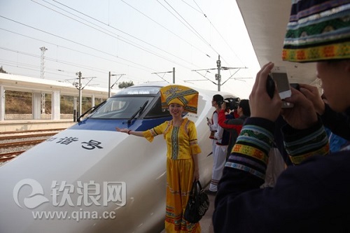 據瞭解,欽州火車站共售出了12月30日欽州至防城港北d8251次動車組