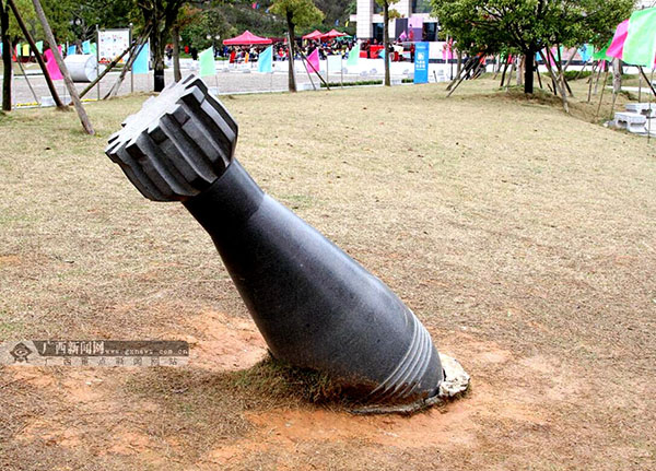 美國飛虎隊桂林遺址公園建在當年臨桂桂林秧塘機場.