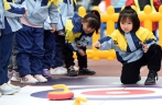 Kids enjoy ‘winter games’ for new semester