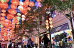 Hong Kong celebrates Mid-Autumn festival with colorful lanterns