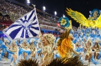 巴西里约热内卢：狂欢节游行
