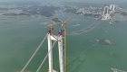 广西最长跨海大桥全面进入上部结构施工阶段