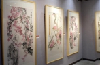 中国“洋紫荆之都”办画展 展现“粉色浪漫”