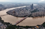 广西柳江出现今年第1号洪水